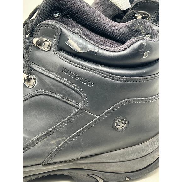 Triple T Tradiing Waterproof Black Leather Boots Mens 12 - Picture 3 of 9